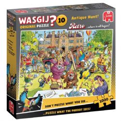 WASGIJ ORIGINAL RETRO NO 10 JAUNE CASSE-TÊTE 1000 PIÈCES - LA CHASSE AUX ANTIQUITÉS! #70-00800 (0226)